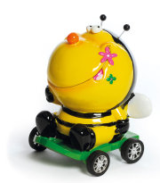 Bieno®Spass Sparbiene Paule, Kantenansicht