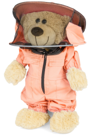 Bieno®Color Imker-Teddy mit Anzug "Apricot"