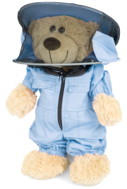 Bieno®Color Imker-Teddy mit Anzug "Blau"