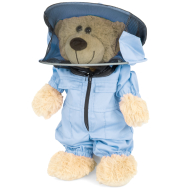 Bieno®Color Imker-Teddy mit Anzug "Blau"