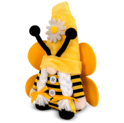 Bieno<sup>®</sup>Spass Plush bee dwarf 22 cm with braided beard