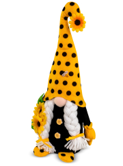 Bieno<sup>®</sup>Spass Plush bee dwarf 38 cm with braided beard