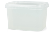 Glyzerinseife transparent, Dose, Kantenansicht