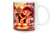 ApiSina® Tasse "Biene mit Kindern"