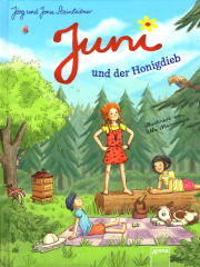 Juni und der Honigdieb / Jörg und Jona Steinleitner, Cover