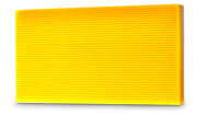 Mittelwände 395 x 195 mm Zander gegossen, Frontansicht